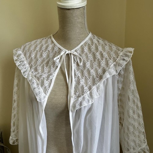 Vintage peignoir morgenmantel - vintage,